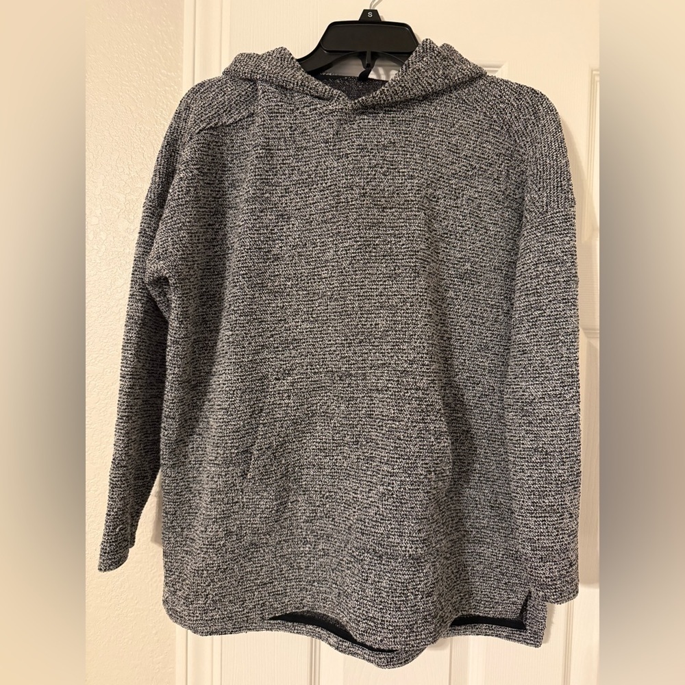 Lou & Grey Charcoal Knit Hoodie